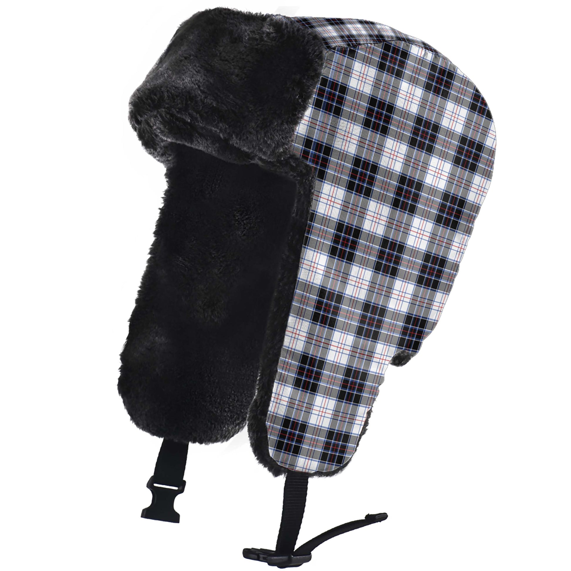 MacRae Dress Modern Tartan Winter Trapper Hat - Tartanvibesclothing