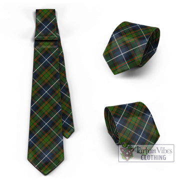 MacRae Hunting Tartan Classic Necktie Cross Style