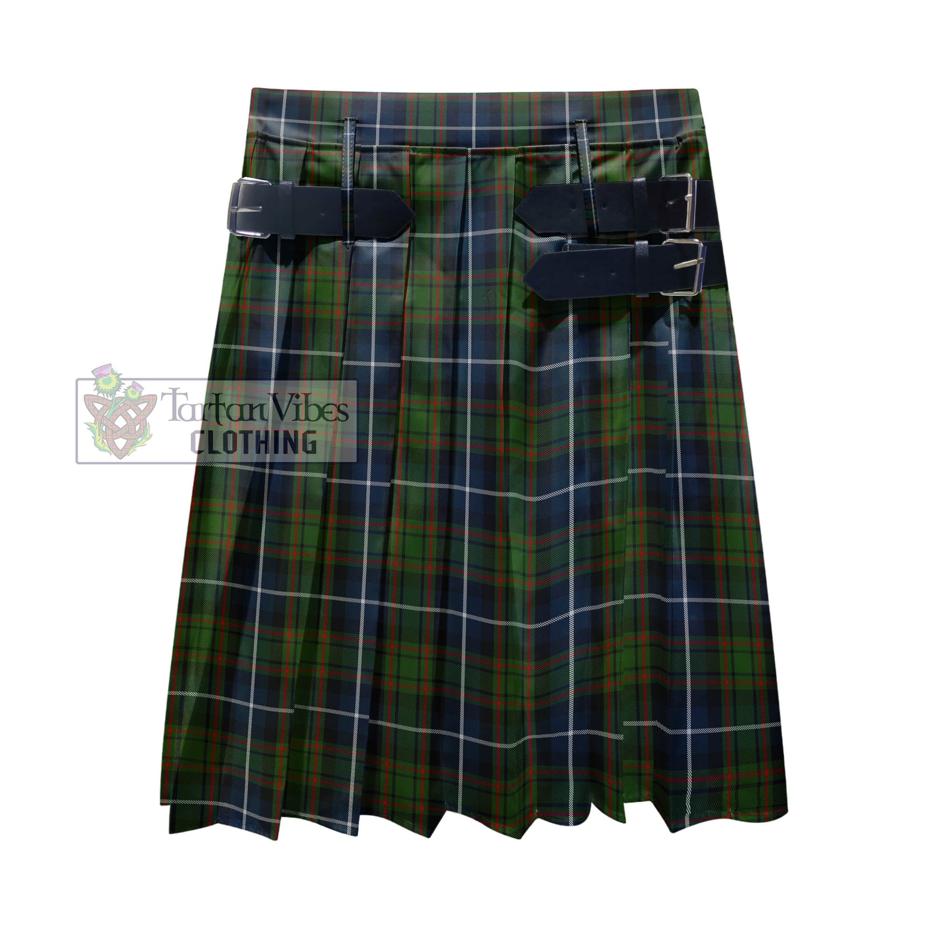 Tartan Vibes Clothing MacRae Hunting Tartan Men's Pleated Skirt - Fashion Casual Retro Scottish Style