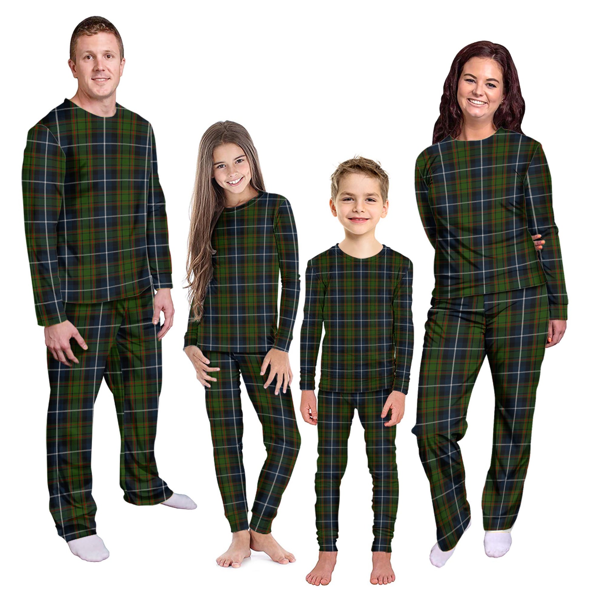 MacRae Hunting Tartan Pajamas Family Set - Tartanvibesclothing