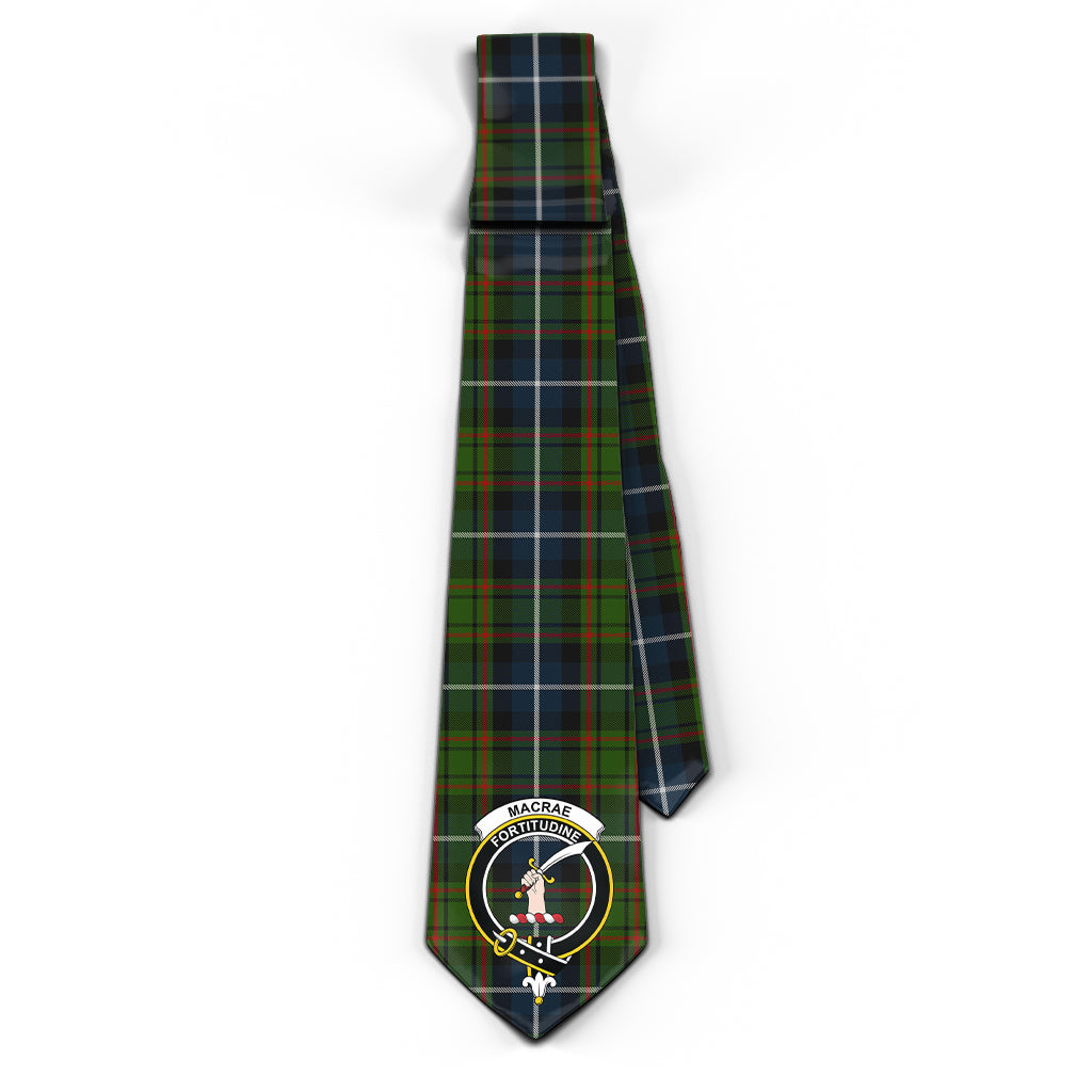 macrae-hunting-tartan-classic-necktie-with-family-crest