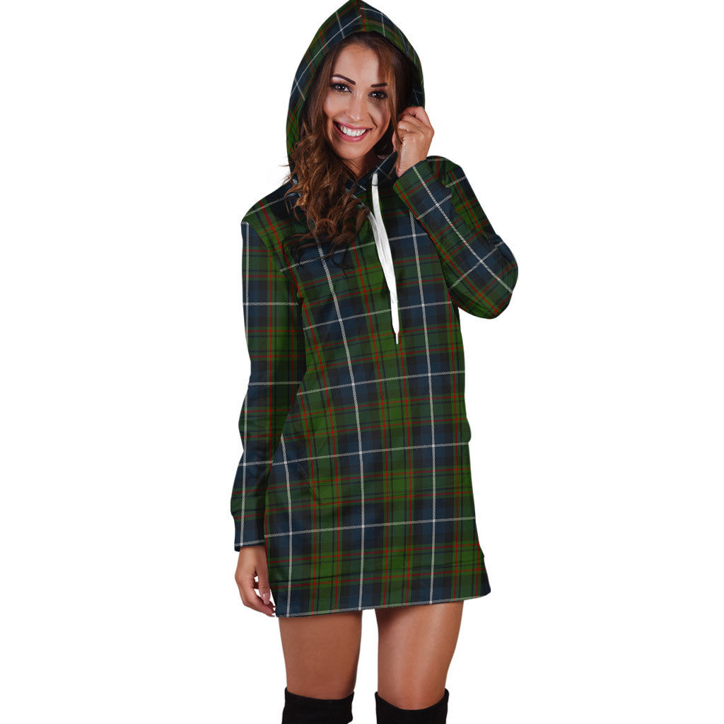 MacRae Hunting Tartan Hoodie Dress - Tartanvibesclothing