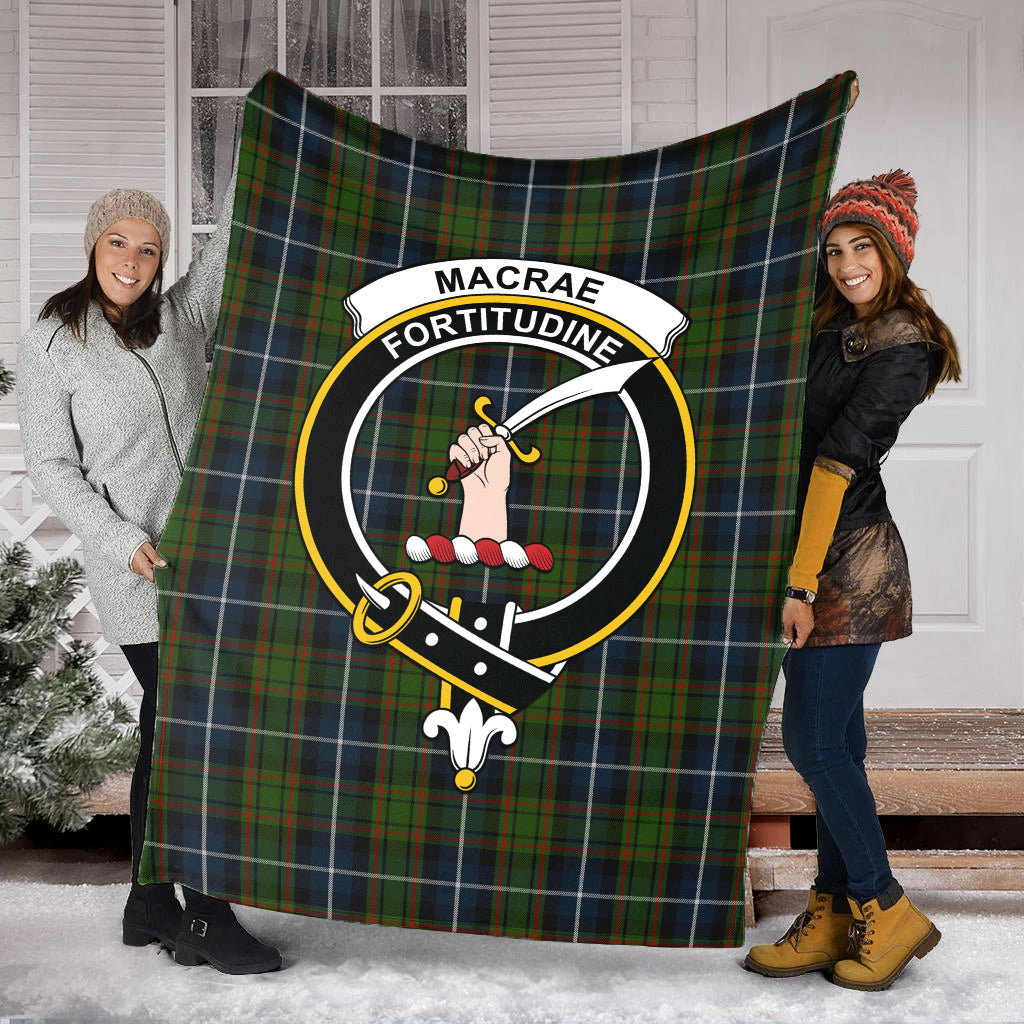 macrae-hunting-tartab-blanket-with-family-crest