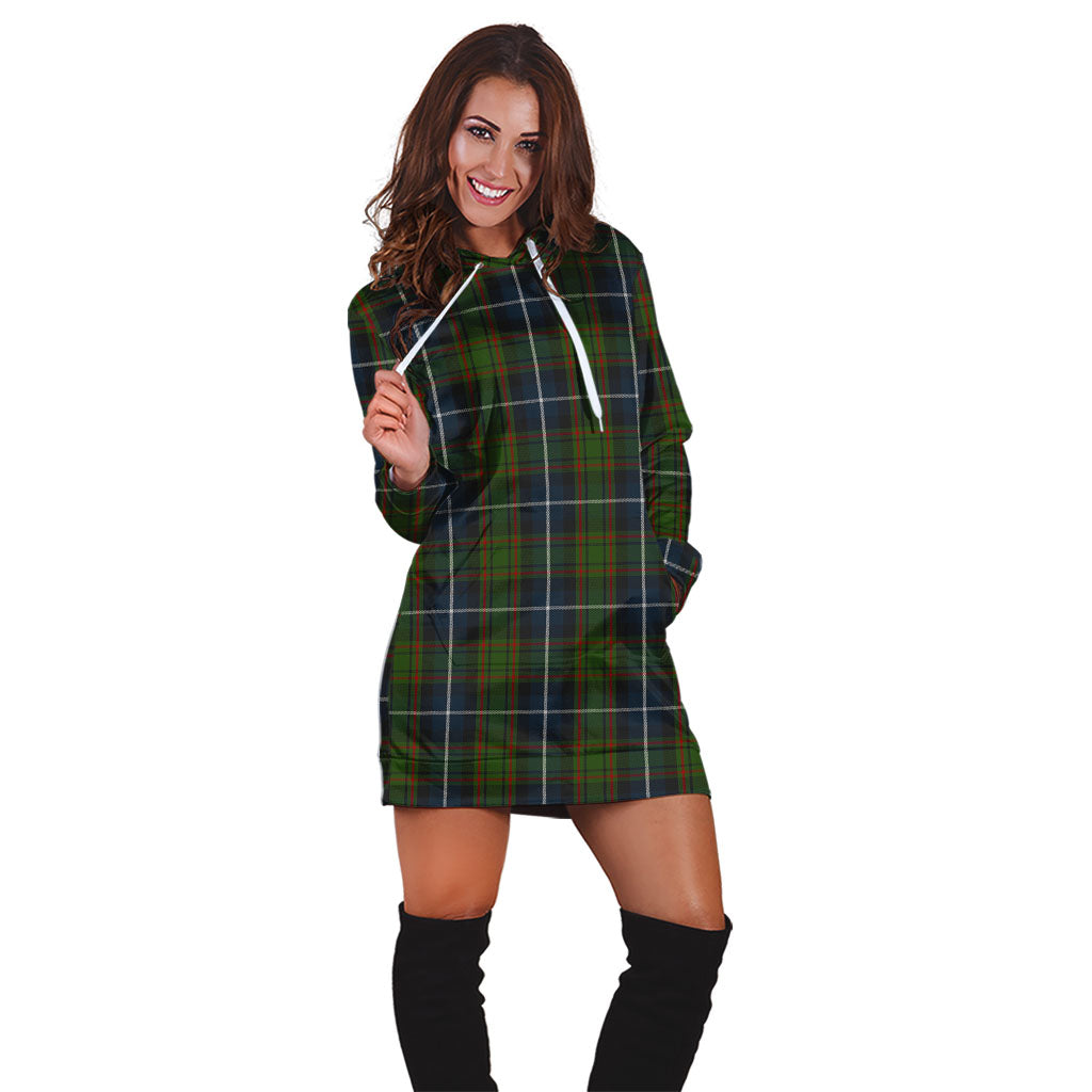 MacRae Hunting Tartan Hoodie Dress - Tartanvibesclothing