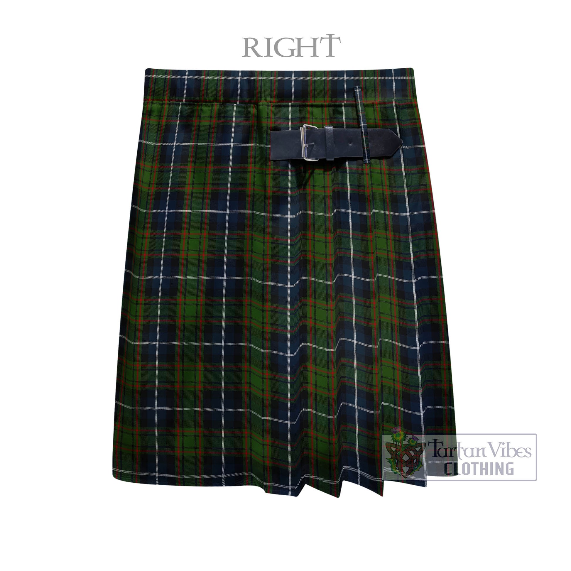 Tartan Vibes Clothing MacRae Hunting Tartan Men's Pleated Skirt - Fashion Casual Retro Scottish Style