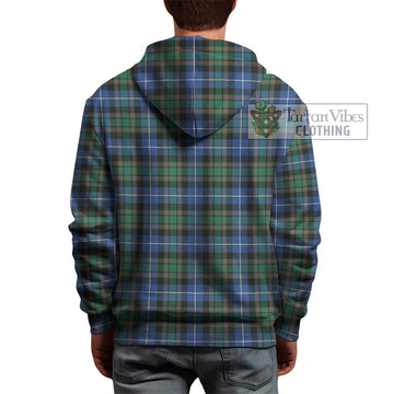 MacRae Hunting Ancient Tartan Hoodie with Family Crest DNA In Me Style