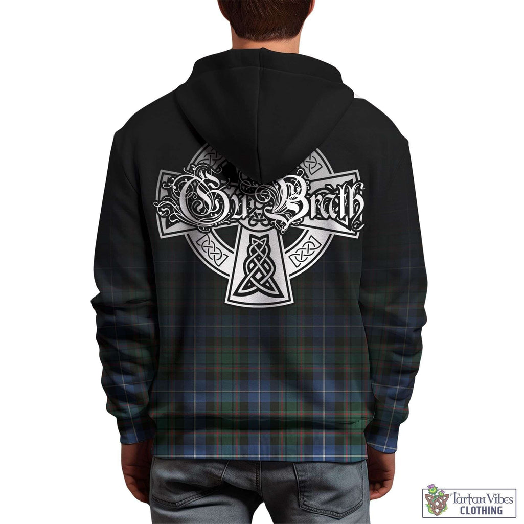 Tartan Vibes Clothing MacRae Hunting Ancient Tartan Hoodie Featuring Alba Gu Brath Family Crest Celtic Inspired