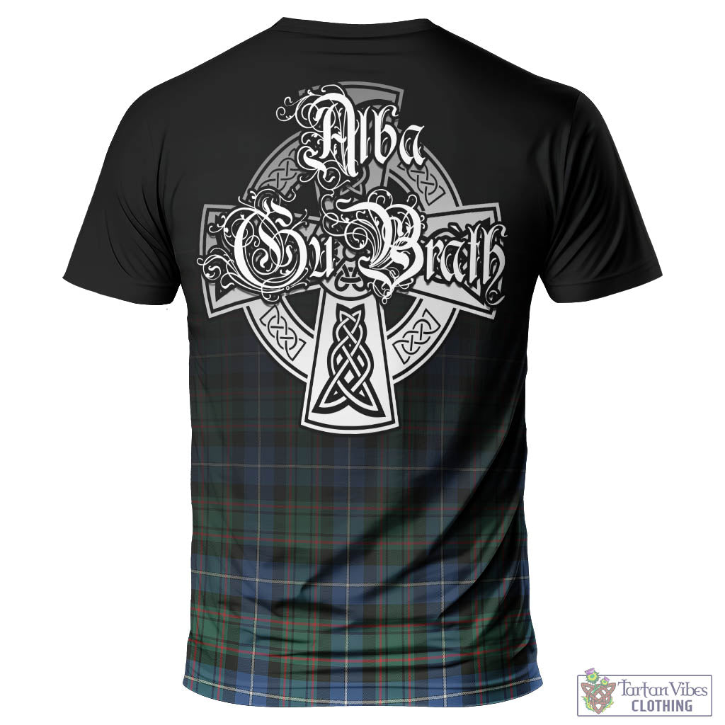 Tartan Vibes Clothing MacRae Hunting Ancient Tartan T-Shirt Featuring Alba Gu Brath Family Crest Celtic Inspired