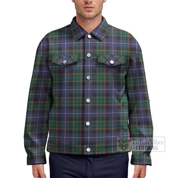 MacRae Hunting Modern Tartan Unisex Lapel Cotton Jacket