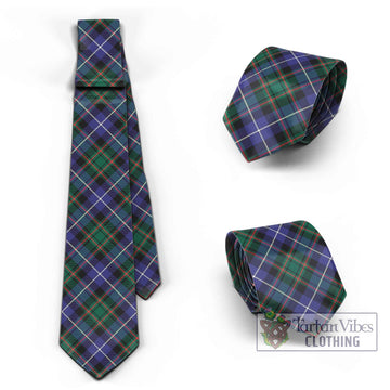 MacRae Hunting Modern Tartan Classic Necktie Cross Style