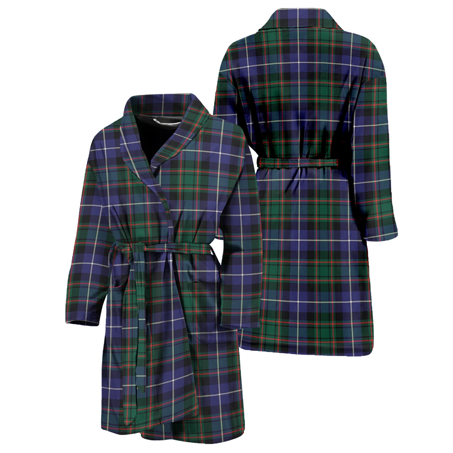 MacRae Hunting Modern Tartan Bathrobe Unisex M - Tartan Vibes Clothing