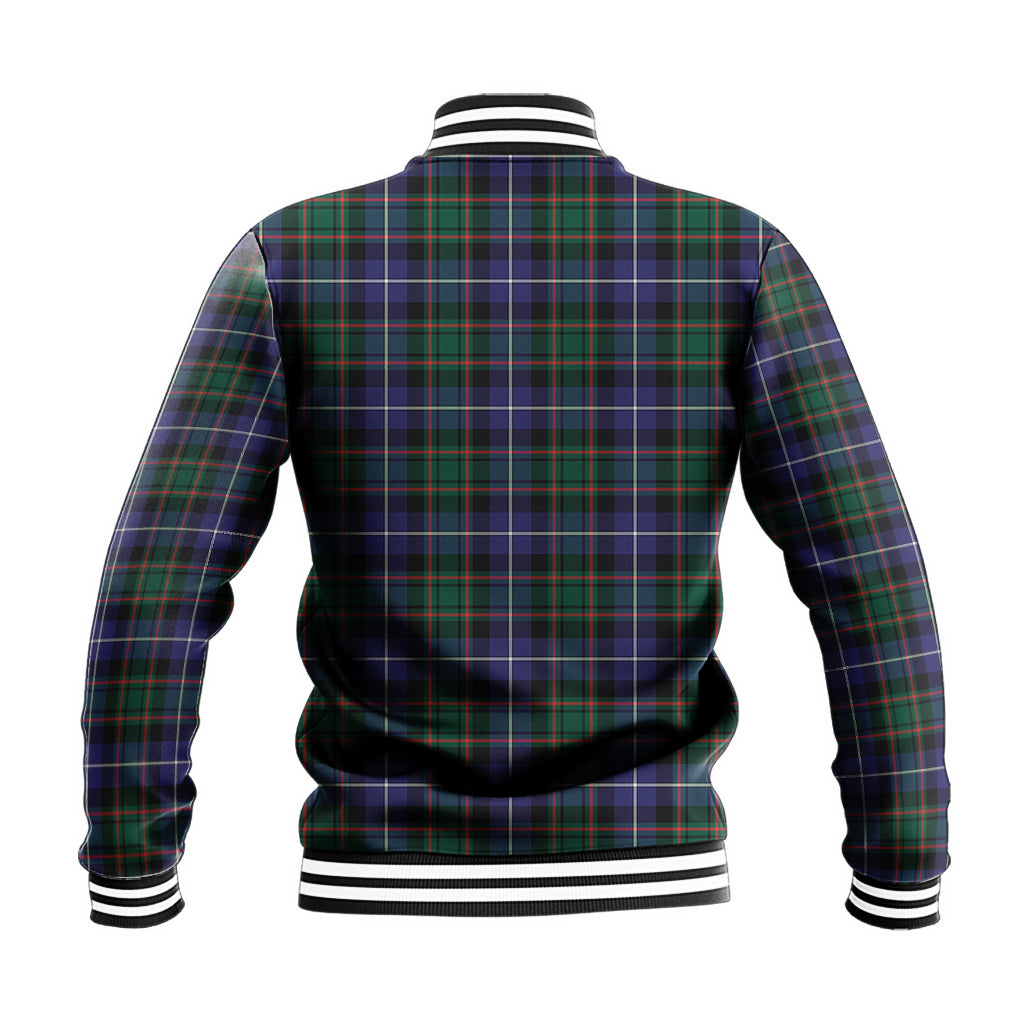 MacRae Hunting Modern Tartan Baseball Jacket with Family Crest - Tartan Vibes Clothing