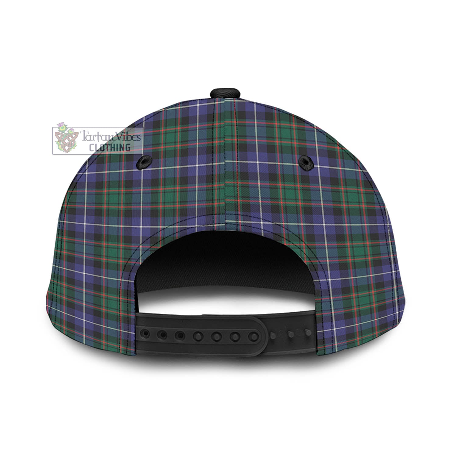 Tartan Vibes Clothing MacRae Hunting Modern Tartan Classic Cap with Family Crest In Me Style