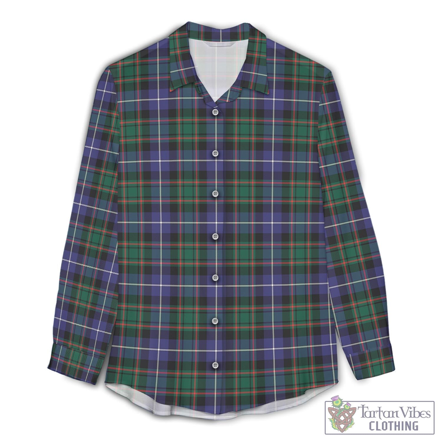 MacRae Hunting Modern Tartan Womens Casual Shirt