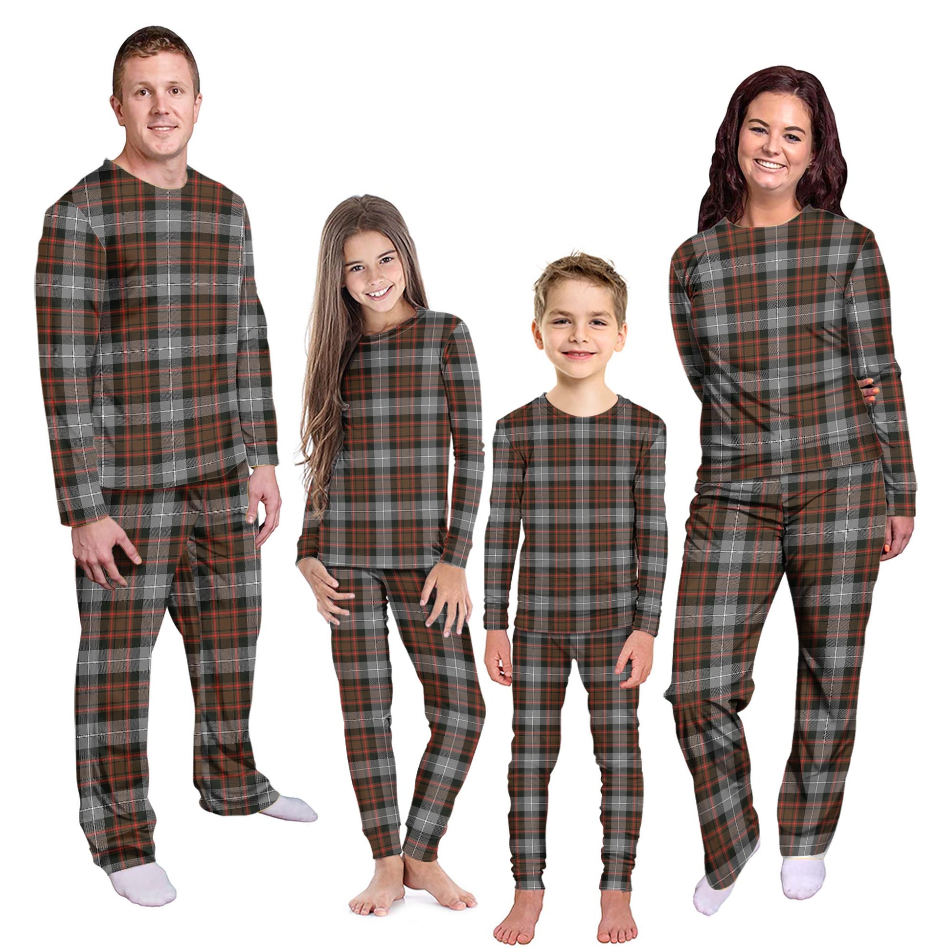 MacRae Hunting Weathered Tartan Pajamas Family Set Kid - Tartan Vibes Clothing