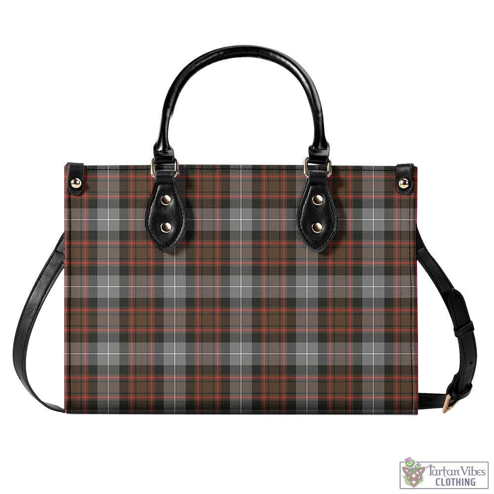 Tartan Vibes Clothing MacRae Hunting Weathered Tartan Luxury Leather Handbags