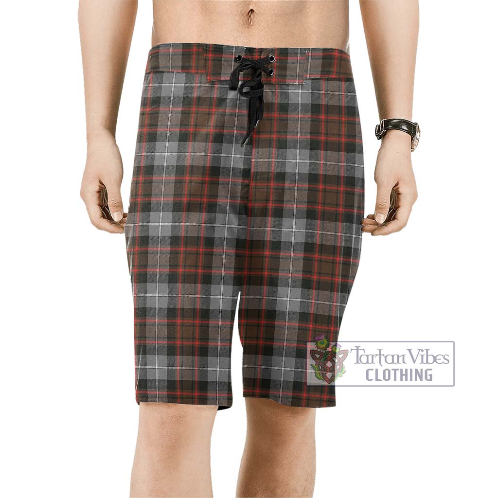 MacRae Hunting Weathered Tartan Men's Board Shorts Men - Tartan Vibes Clothing