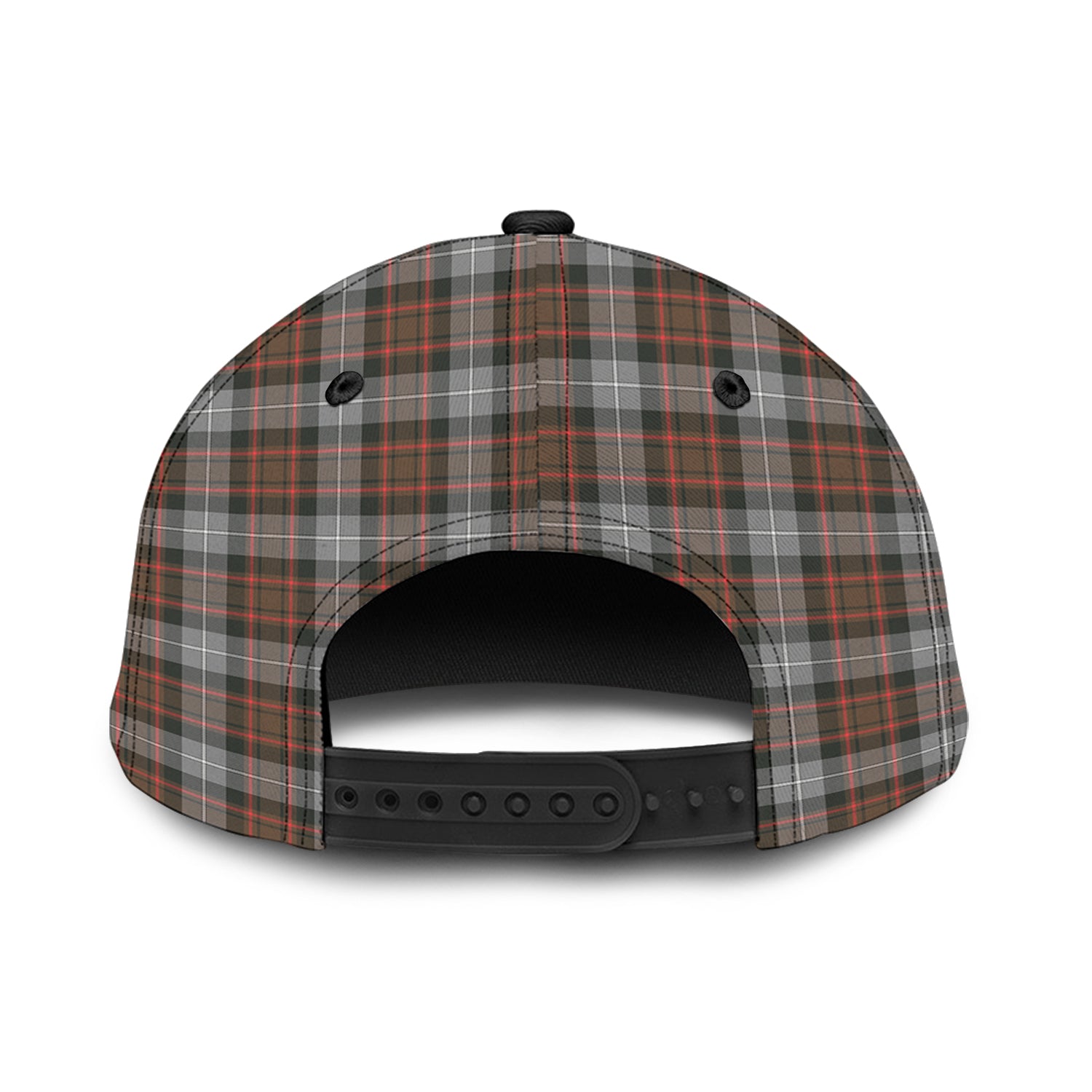 MacRae Hunting Weathered Tartan Classic Cap with Family Crest - Tartan Vibes Clothing