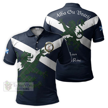 MacRae (McRae) Tartan Lion Rampant Polo Shirt Proudly Display Your Heritage with Alba Gu Brath and Clan Name