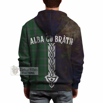 MacRae (McRae) Tartan Family Crest Hoodie Alba Gu Brath Be Brave Lion Ancient Style - Tartan Vibes Clothing