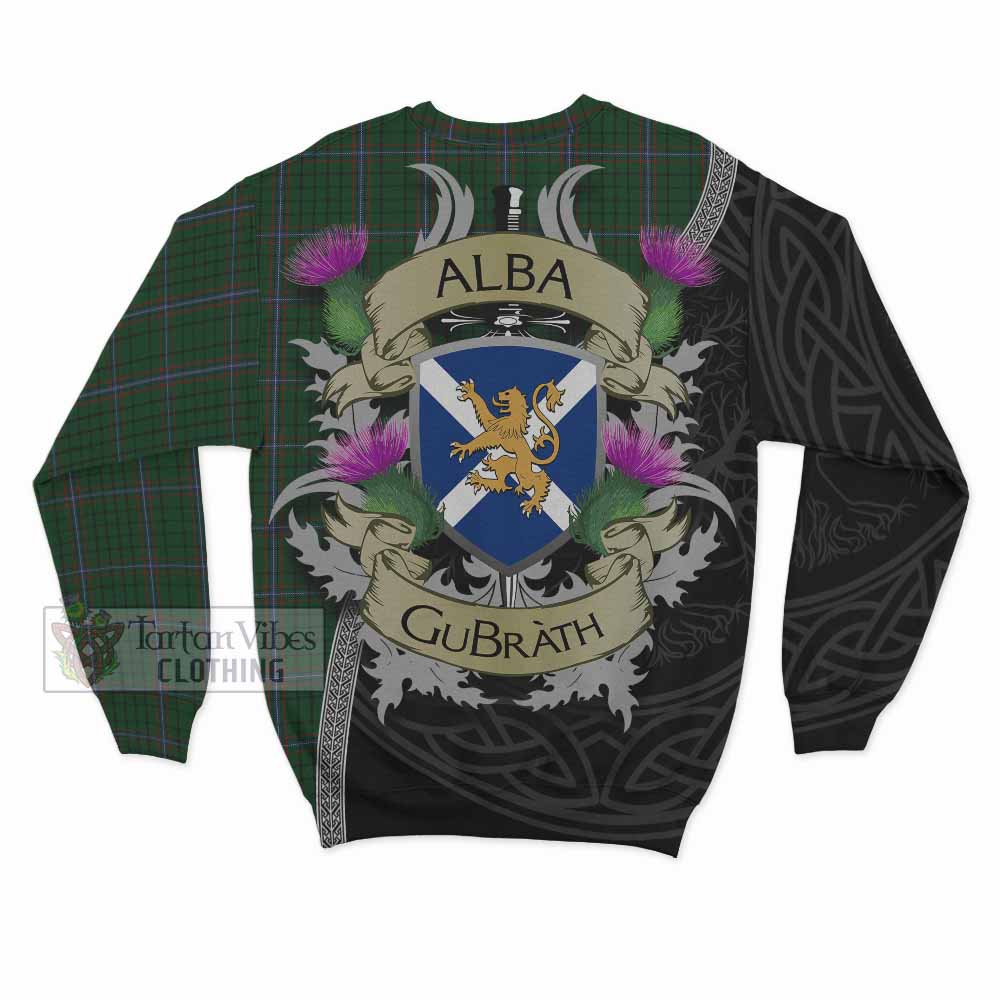 MacRae (McRae) Tartan Family Crest Sweatshirt Lion Rampant Royal Thistle Shield Celtic Inspired - Tartan Vibes Clothing