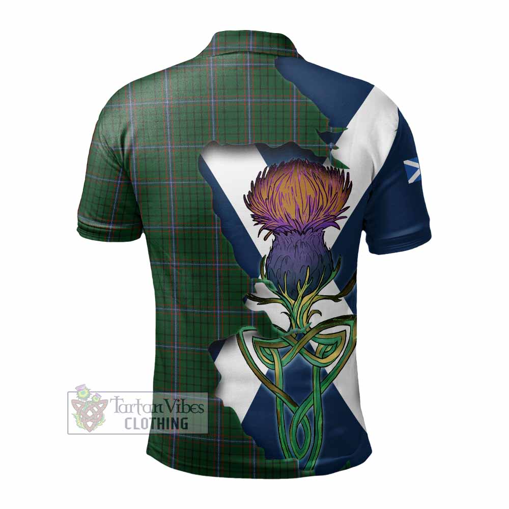 MacRae (McRae) Tartan Family Crest Polo Shirt Scottish Thistle Celtic Inspired - Tartan Vibes Clothing