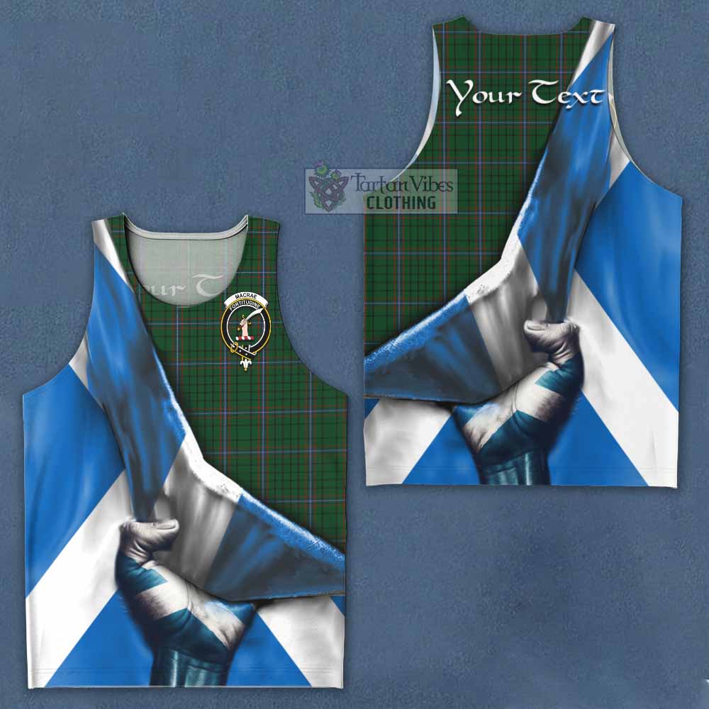 MacRae (McRae) Tartan Men's Tank Top with Family Crest Scotland Patriotic Style - Tartan Vibes Clothing