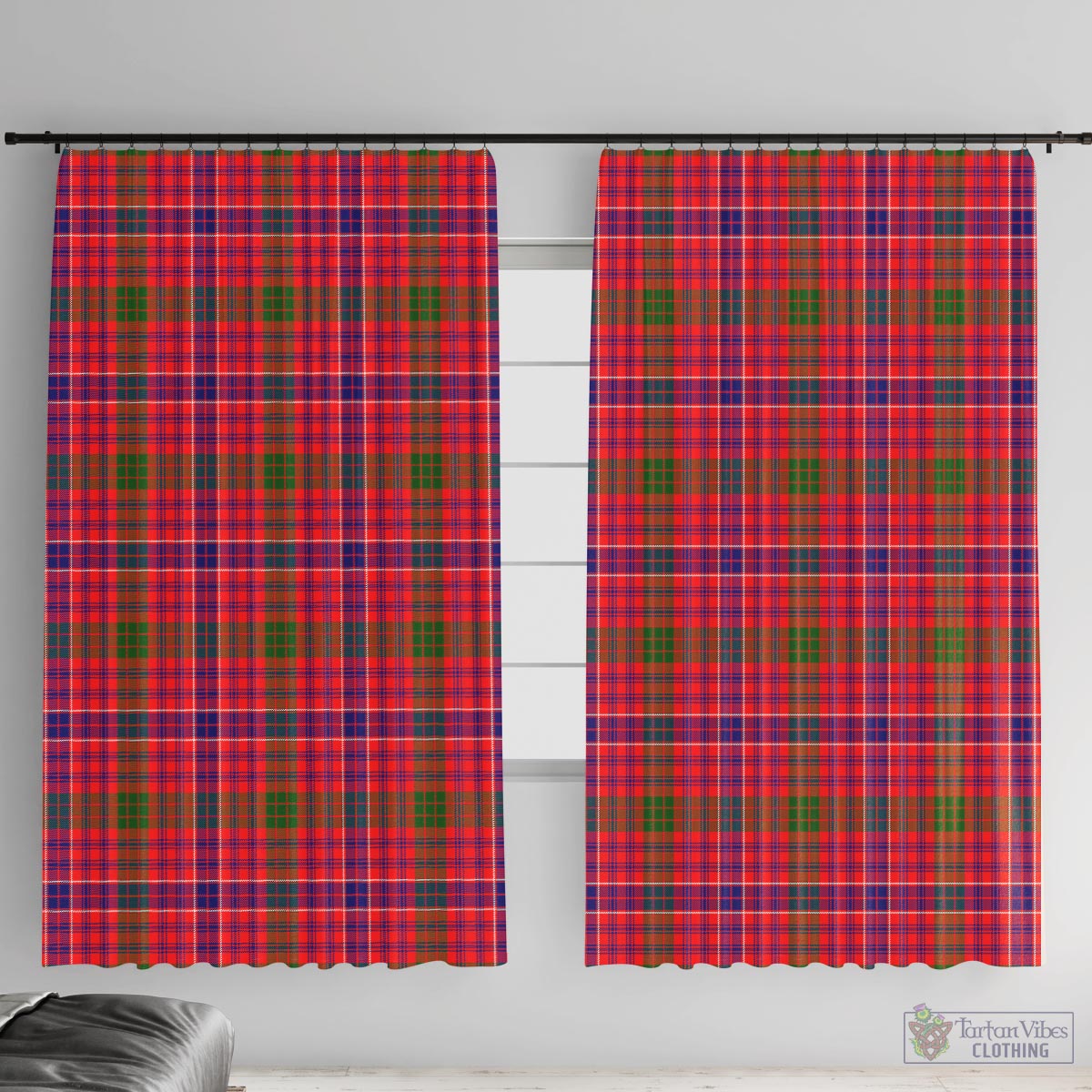 MacRae Modern Tartan Window Curtain