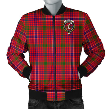 MacRae Modern Tartan Bomber Jacket with Family Crest