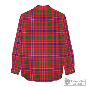 MacRae Modern Tartan Women's Casual Shirt with Family Crest