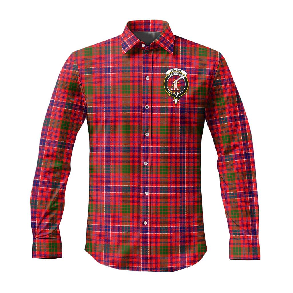 macrae-modern-tartan-long-sleeve-button-up-shirt-with-family-crest