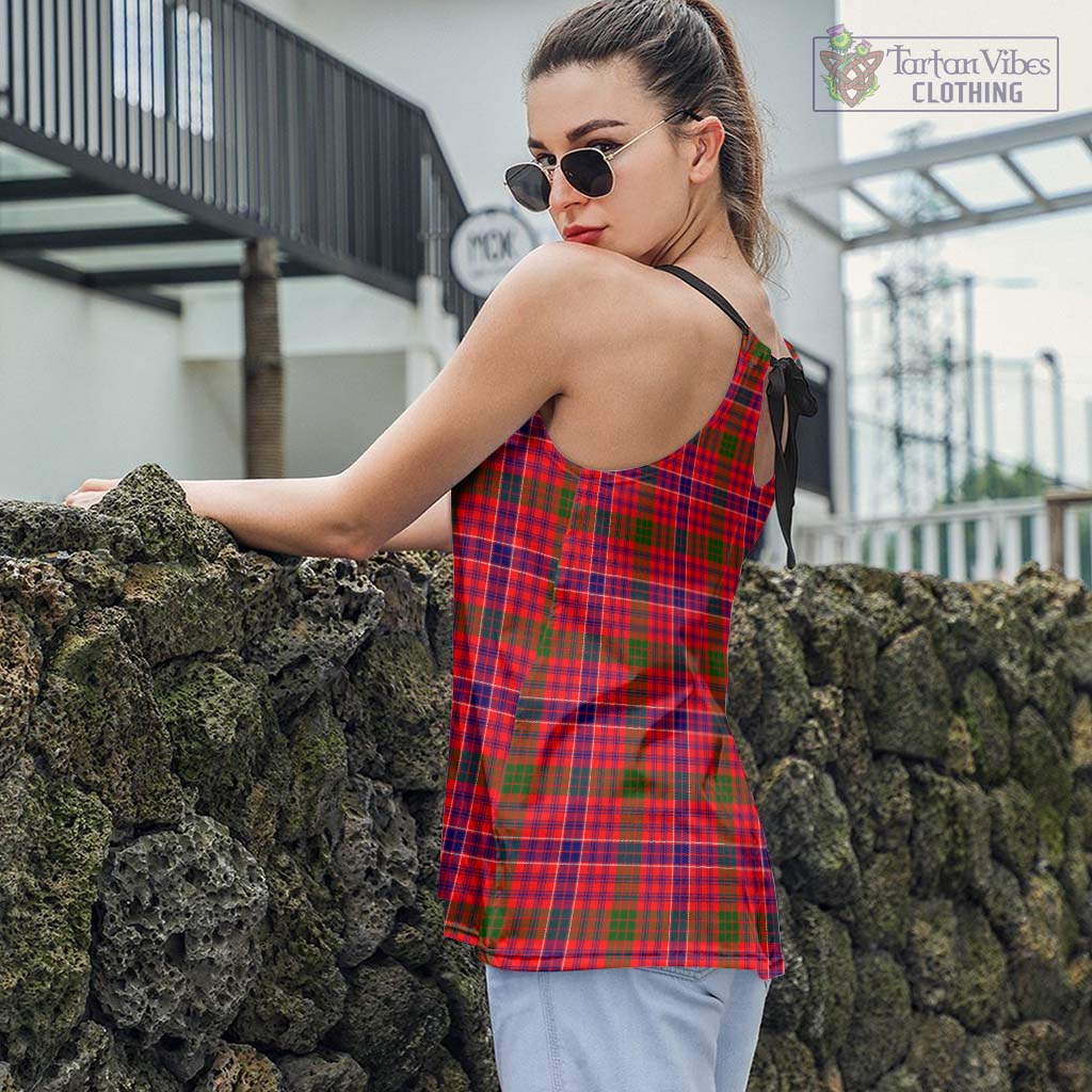 Tartan Vibes Clothing MacRae Modern Tartan Loose Halter Neck Camisole