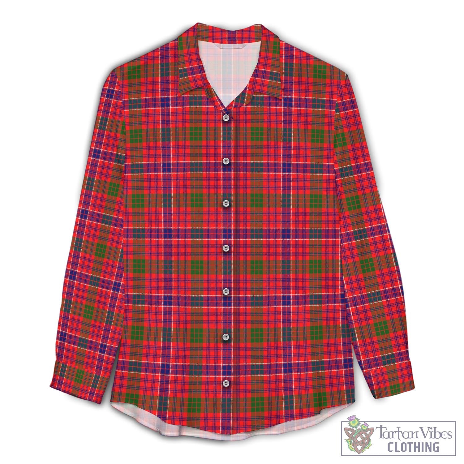 MacRae Modern Tartan Womens Casual Shirt