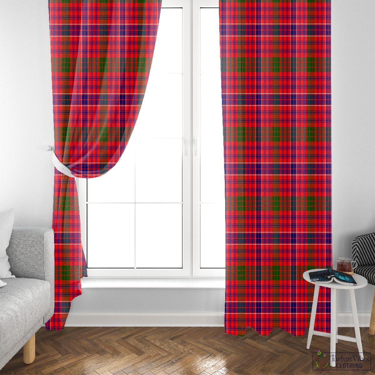 MacRae Modern Tartan Window Curtain