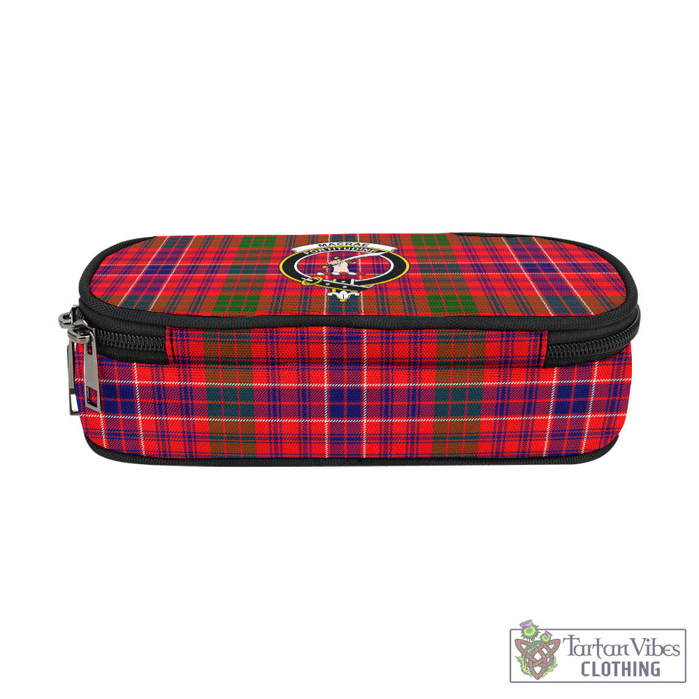 Tartan Vibes Clothing MacRae Modern Tartan Pen and Pencil Case with Family Crest