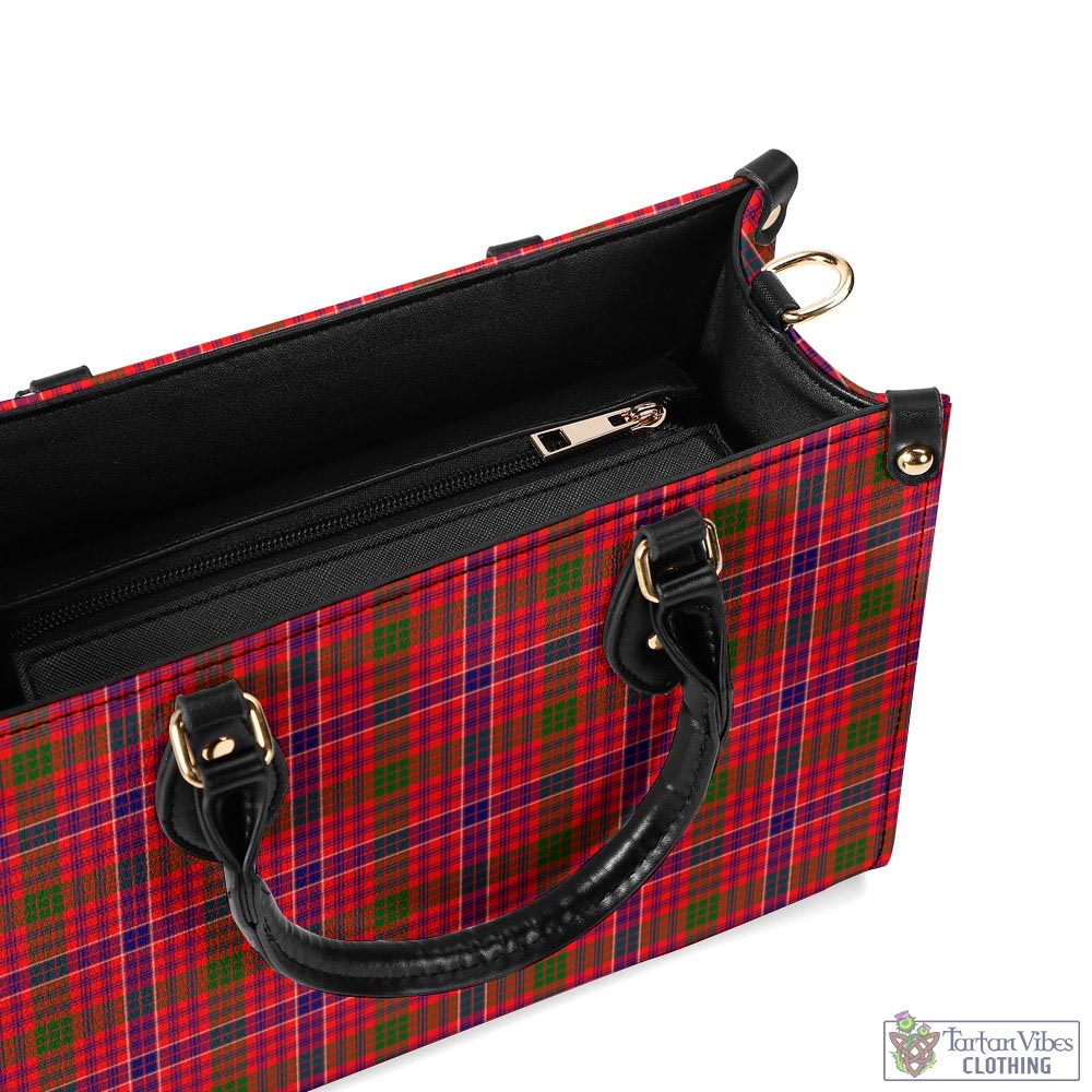 Tartan Vibes Clothing MacRae Modern Tartan Luxury Leather Handbags