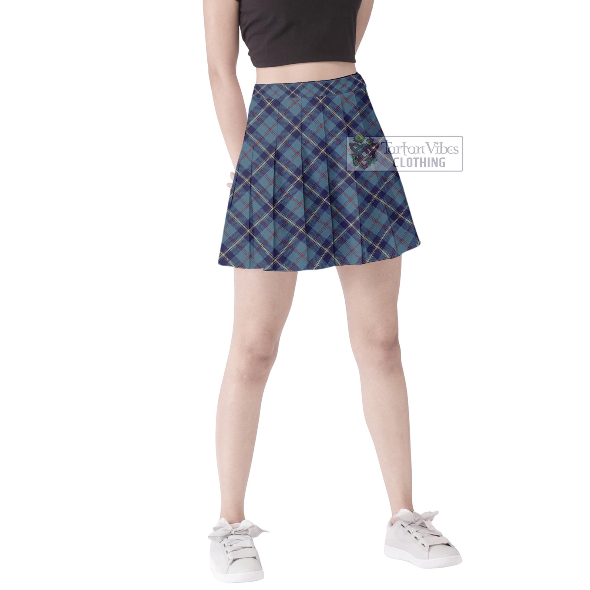 Tartan Vibes Clothing MacRae of America Tartan Women's Plated Mini Skirt