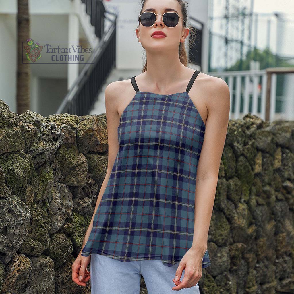 Tartan Vibes Clothing MacRae of America Tartan Loose Halter Neck Camisole