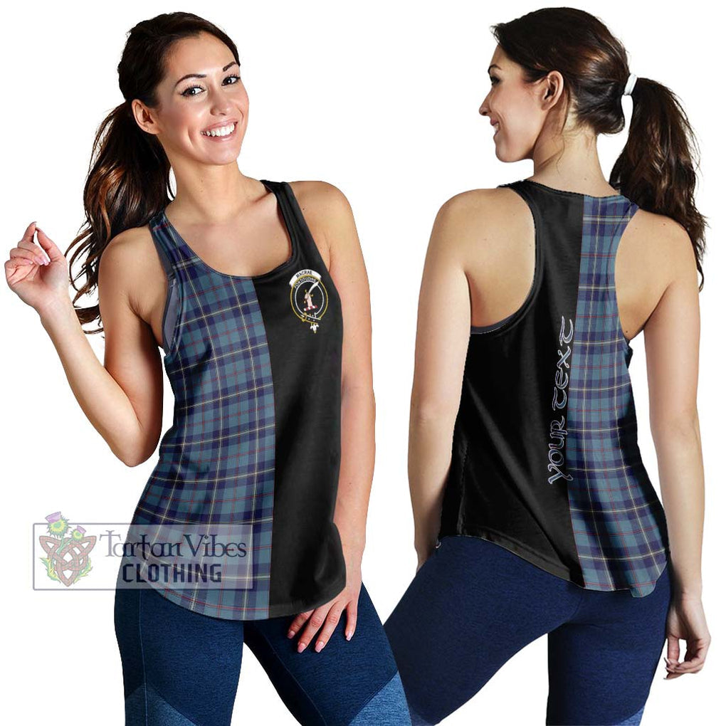 MacRae of America Tartan Women's Racerback Tanks with Family Crest and Half Of Me Style 4XL - Tartanvibesclothing Shop