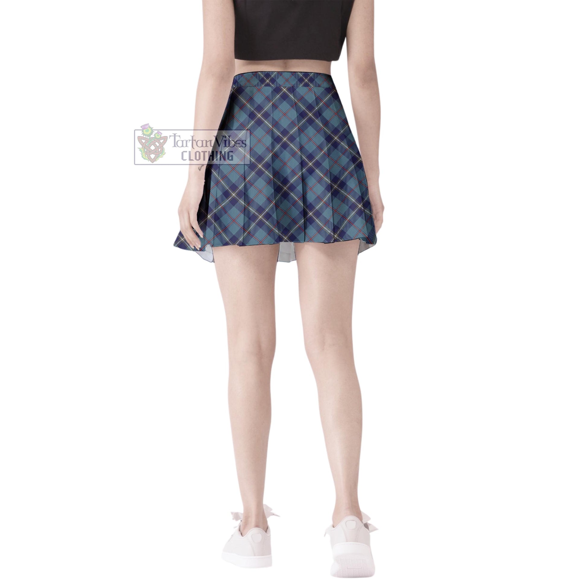 Tartan Vibes Clothing MacRae of America Tartan Women's Plated Mini Skirt