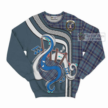 MacRae of America Tartan Sweatshirt with Epic Bagpipe Style