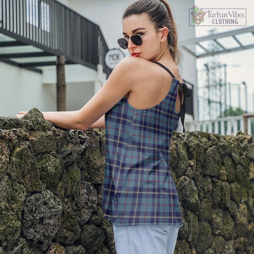 Tartan Vibes Clothing MacRae of America Tartan Loose Halter Neck Camisole