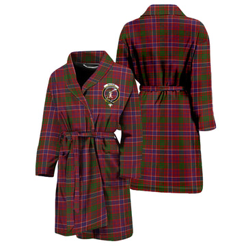 MacRae Red Tartan Bathrobe with Family Crest