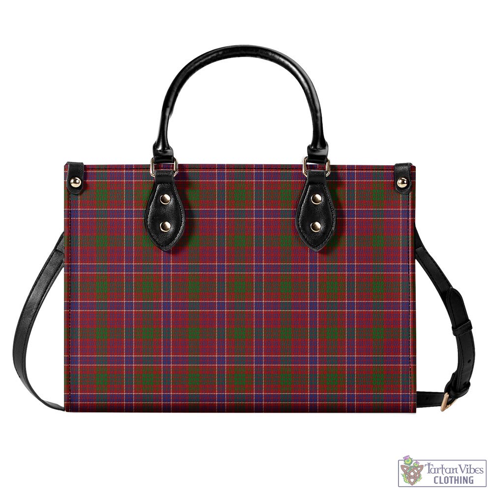 Tartan Vibes Clothing MacRae Red Tartan Luxury Leather Handbags