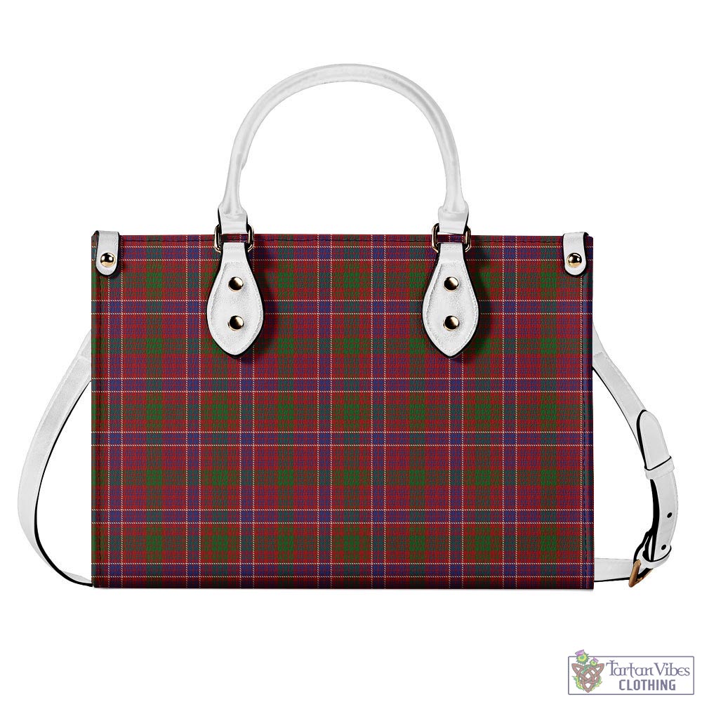 Tartan Vibes Clothing MacRae Red Tartan Luxury Leather Handbags