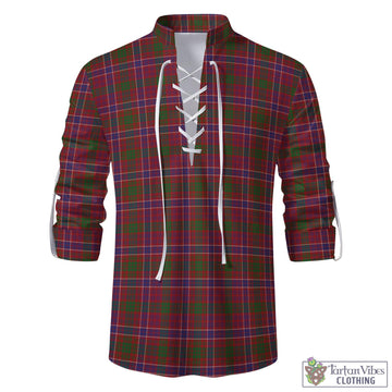 MacRae Red Tartan Men's Scottish Traditional Jacobite Ghillie Kilt Shirt