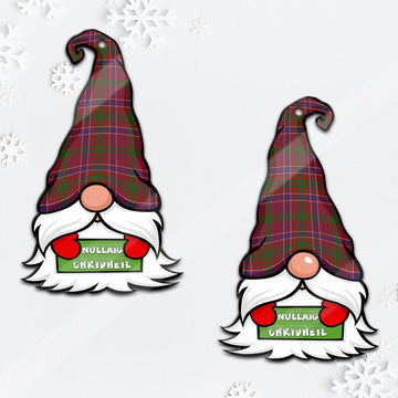 MacRae Red Gnome Christmas Ornament with His Tartan Christmas Hat