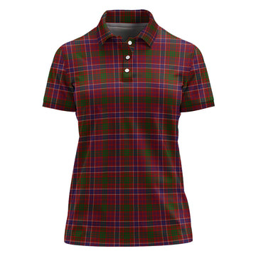 MacRae Red Tartan Polo Shirt For Women