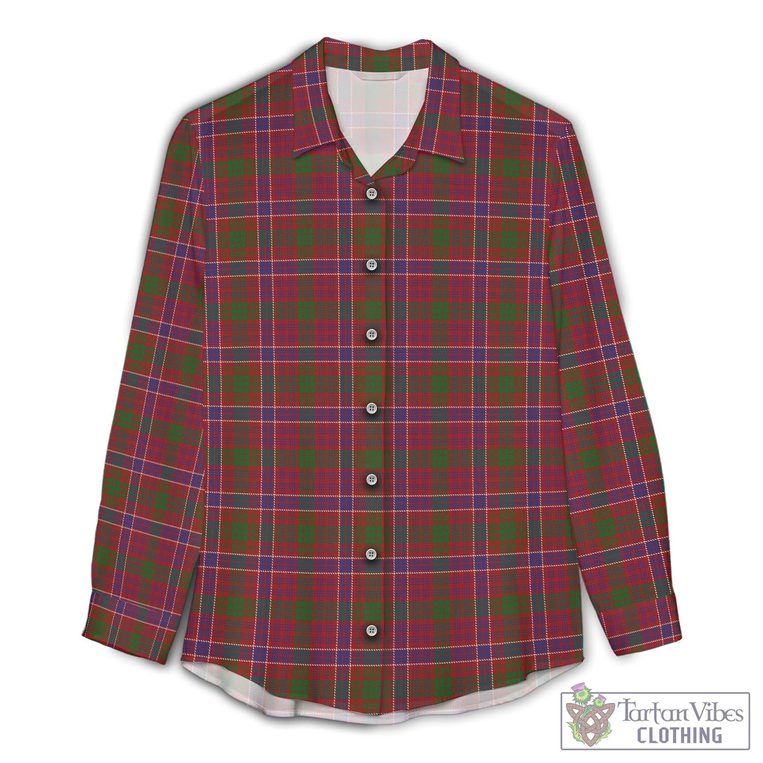 MacRae Red Tartan Womens Casual Shirt