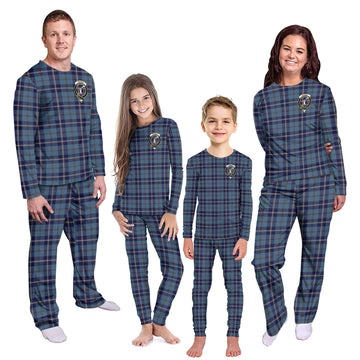 MacRae of America Tartan Pajamas Family Set with Family Crest